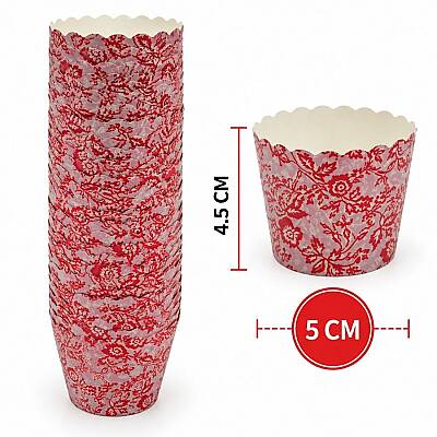 Muffin Kek Kağıdı 25'li Kırmızı - 2