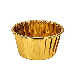 Muffin Kek Kapsülü 20'li Altın Metalik - 2
