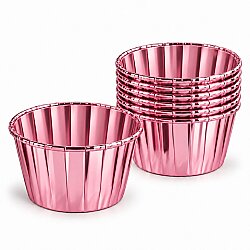 Muffin Kek Kapsülü 20'li Rose Metalik 