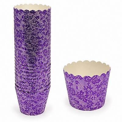 Muffin Kek Kağıdı 25'li Mor - 3