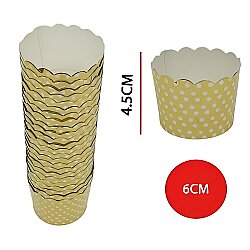 Muffin Kek Kağıdı 25'li Gold - 3