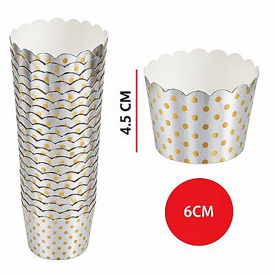 Muffin Kek Kağıdı 25'li Gümüş - 3
