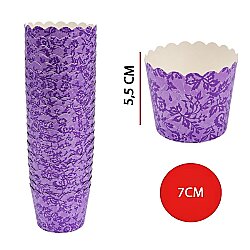 Muffin Kek Kağıdı 25'li Mor - 3