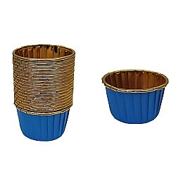 Kağıt Muffin Kek Kapsülü 20'li Mavi - 2