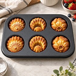 Karışık Desenli Muffin ve Kek Kalıbı 6'lı - 2