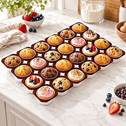  Kağıt Muffin ve Cupcake Kalıbı 24'lü - 3