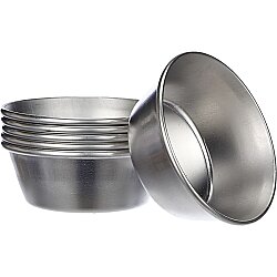 Alüminyum Nata Kalıbı 12'li Set  - 4