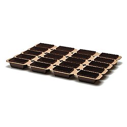 Dikdörtgen Brownie Kağıt Kek Kalıbı 20 Gözlü - 2