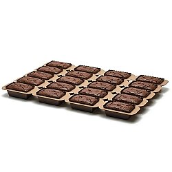 Dikdörtgen Brownie Kağıt Kek Kalıbı 20 Gözlü - 3