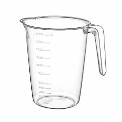 Plastik Ölçü Kabı 2 Litre No: 3 - ŞENYAYLA
