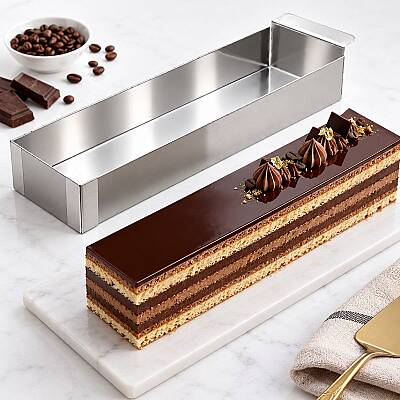 Dikdörtgen Opera Pasta ve Kek Kalıbı 50 cm - 3