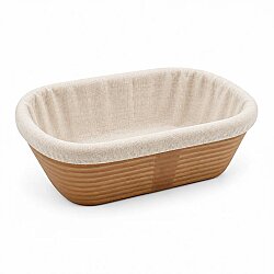 Oval Bio-Composite Bread Proofing Basket (Eco-Friendly Olive Stone) - 3