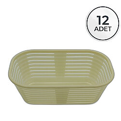 Oval Ekmek Hamur Mayalama Sepeti 12 Adet - DincKitchen