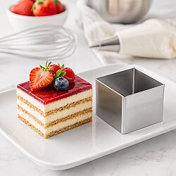 Pasta ve Parfe Çemberi 7x7x6 cm - 3