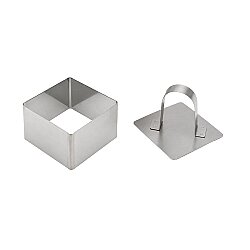 Pasta ve Parfe Çemberi 4'lü Set 8x8x5 cm - 2