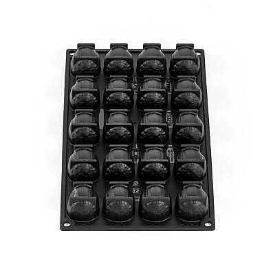 3D Fındık Silikon Pasta ve Kek Kalıbı 20'li - 1