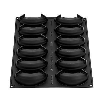 3D Muz Pavoni Silikon Pasta Ve Kek Kalıbı 12'li - 1