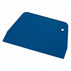 Plastik Dikdörtgen Hamur Kazıyıcı 10'lu Set Mavi 15,5x10,5 cm - 2