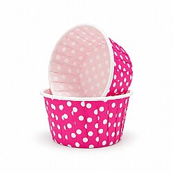 Muffin Kek Kapsülü 50'li Pembe Puantiyeli - 2