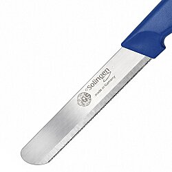 Tırtıklı Sebze Doğrama Bıçağı 11 cm Mavi - 2