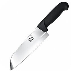 Santoku Şef Bıçağı 17,5 cm Siyah - DİNC KİTCHEN