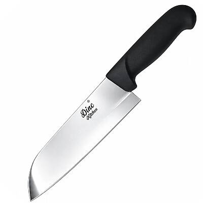 Santoku Şef Bıçağı 17,5 cm Siyah - 1