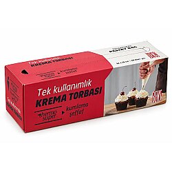 Şeffaf Krema Torbası 60 Adet - BENS