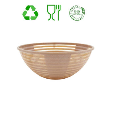Round Bio-Composite Bread Proofing Basket Set - 12 Piece Pack - 3