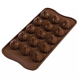 Choco Flame Silikon Çikolata Kalıbı 15'li - SİLİKOMART