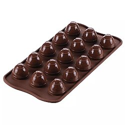 Choco Spiral Silikon Çikolata Kalıbı 15'li - SİLİKOMART