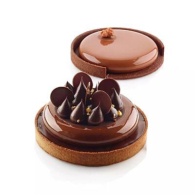 Delikli Tart Çemberi ve Silikon Kalıbı 15 cm - 6
