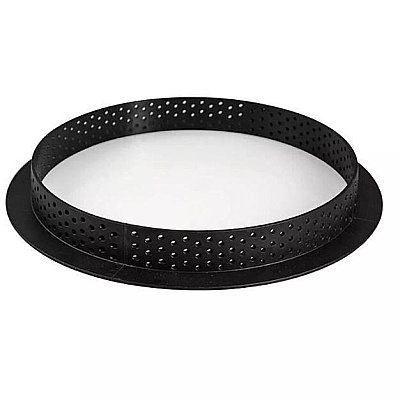 Delikli Tart Çemberi ve Silikon Kalıbı 15 cm - 1