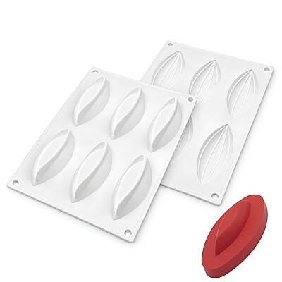 3D Delikli Tart Çemberi ve Silikon Kalıbı 6'lı 12x4 cm - 1