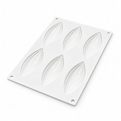 3D Delikli Tart Çemberi ve Silikon Kalıbı 6'lı 12x4 cm - 3