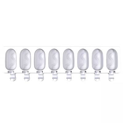 Silikon Mini Dondurma Kalıbı GEL18M Classic Wave 16'lı - 3