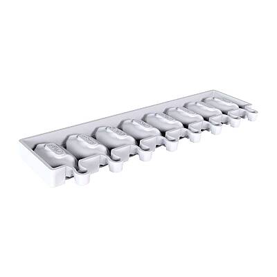 Silikon Mini Dondurma Kalıbı GEL18M Classic Wave 16'lı - 4
