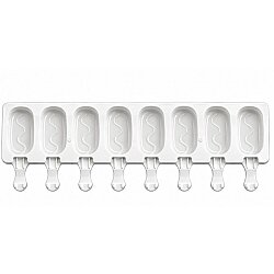 Silikon Mini Dondurma Kalıbı GEL18M Classic Wave 16'lı - SİLİKOMART