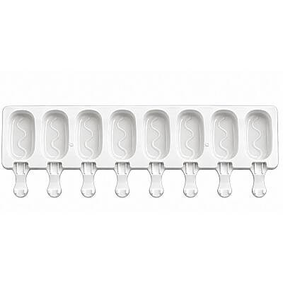 Silikon Mini Dondurma Kalıbı GEL18M Classic Wave 16'lı - 1