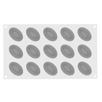 Pleincoeur Oval 28 Silikon Pasta Kek Kalıbı 15'li - 2