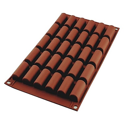 Mini Baton Silikon Pasta Kek Kalıbı 30'lu - 1