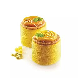 Spiral Desenli Silikon Pasta Kek Kalıbı 15'li - 3