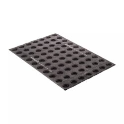 Silikon Mini Tart Kalıbı Air Plus 36 Round 70 Gözlü - SİLİKOMART (1)