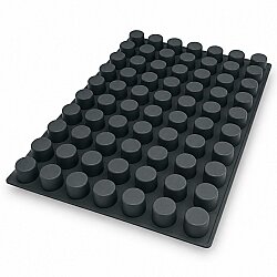 Mini Muffin Silikon Kalıbı 70 Gözlü Ø 45 mm  