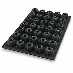 Mini Gugelhupf Silikon Kalıbı 35 Gözlü Ø 60 mm 