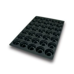 Mini Gugelhupf Silikon Kalıbı 35 Gözlü Ø 60 mm - SİLİKOMART (1)
