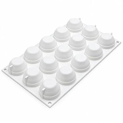 3D Bigne Perfetto 30 Silikon Pasta Kek Kalıbı 15'li - 1