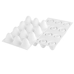 3D Yumurta Silikon Pasta ve Kek Kalıbı 12'li - 2