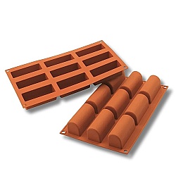 Midi Bûche Silikon Pasta ve Kek Kalıbı 9’lu 