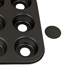 Tabanı Çıkabilen Muffin ve Kek Kalıbı 12'li - DincKitchen (1)