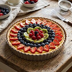 Çıkarılabilir Tabanı Tart ve Kek Kalıbı 18 cm - 3